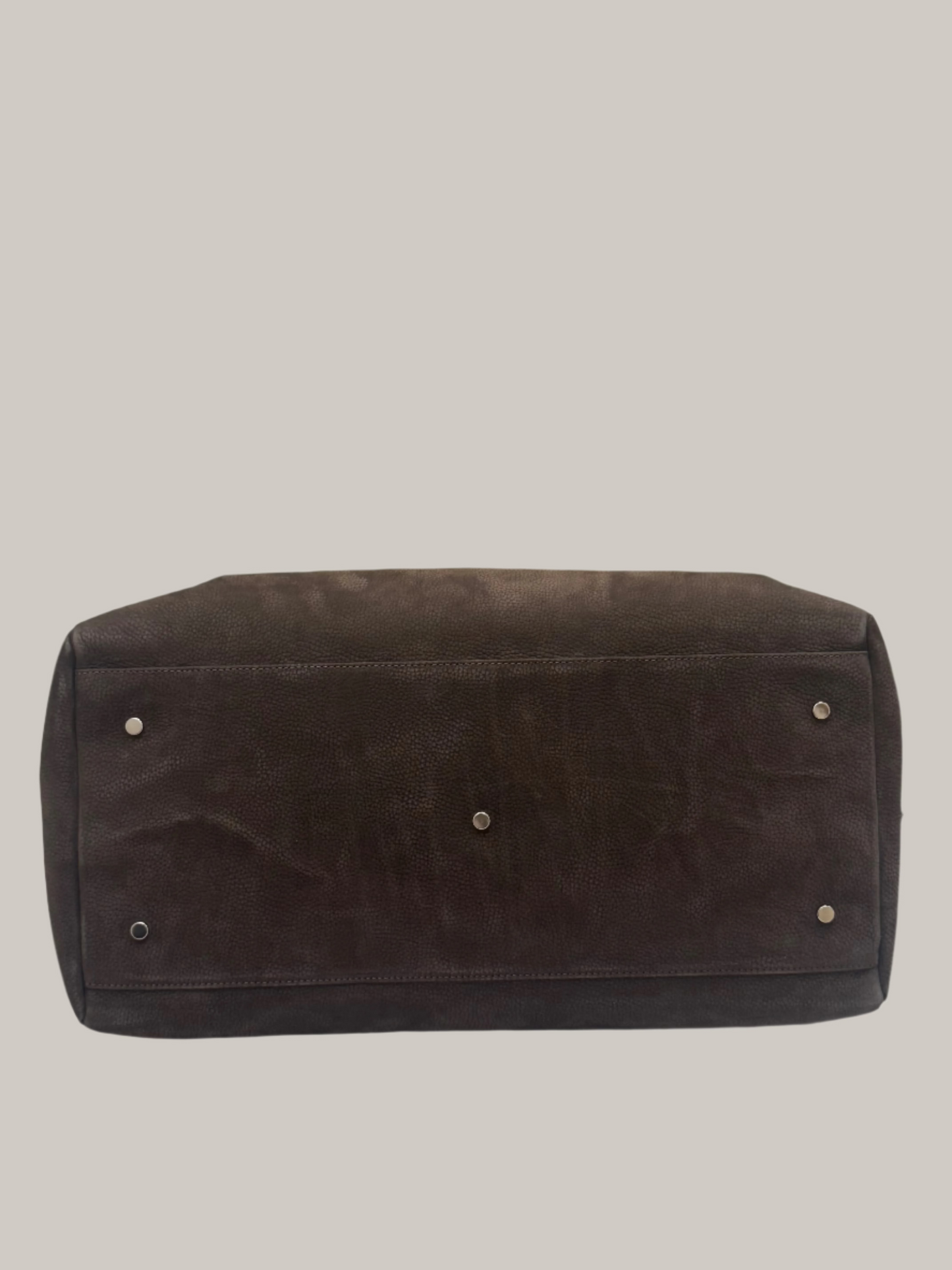Nubuck Leather Duffel Bag