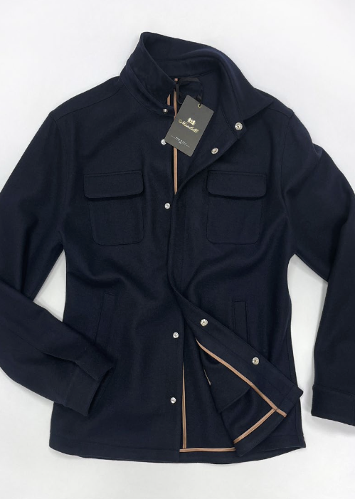 Cashmere Jersey Overshirt