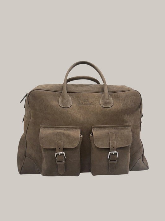 Nubuck Leather Travel Bag