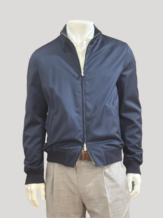 Men's Silk Bomber